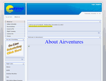 Tablet Screenshot of airventures.net