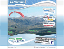 Tablet Screenshot of airventures.co.uk